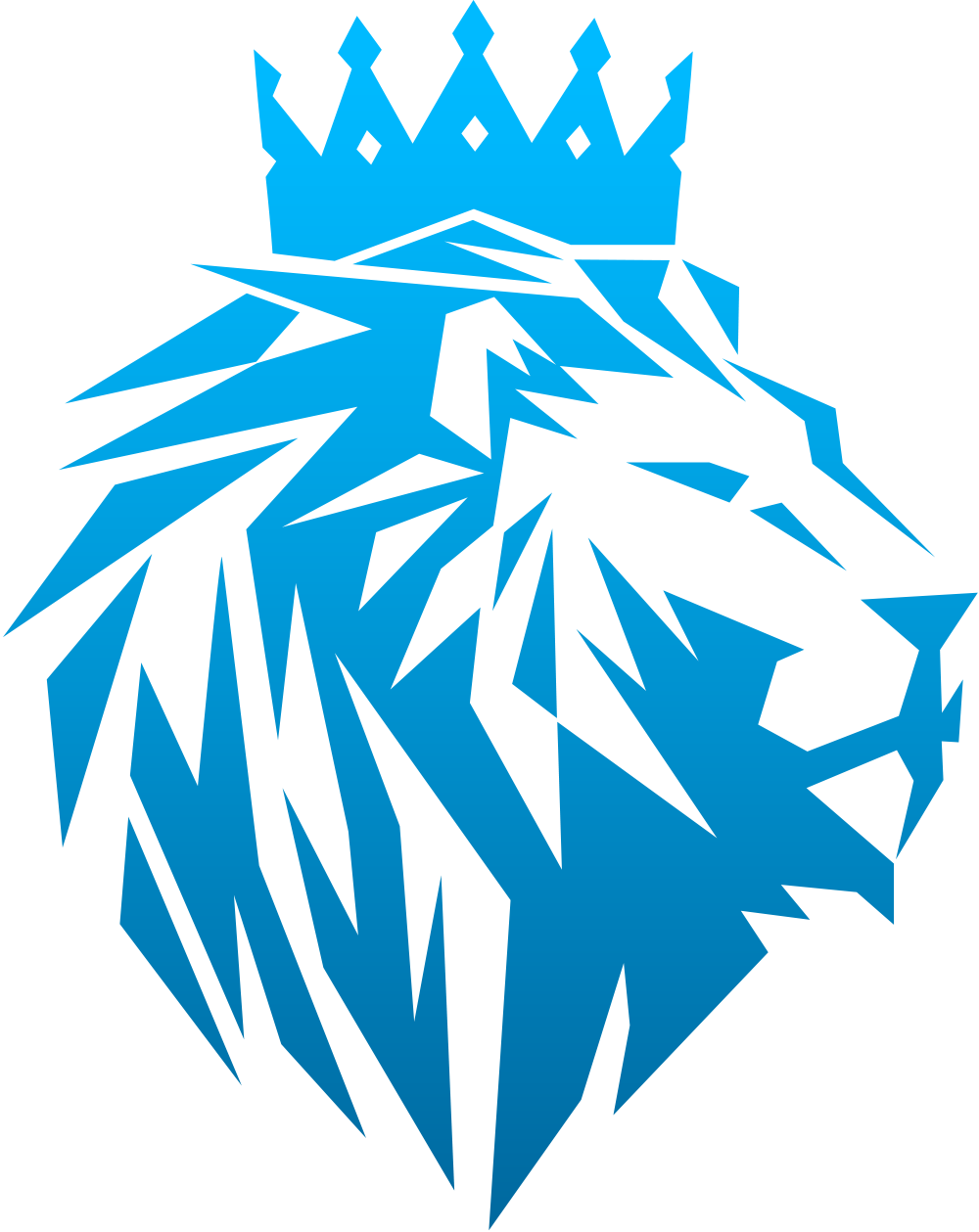 Lions & Legacy - Blue Lion Png (1000x1259), Png Download