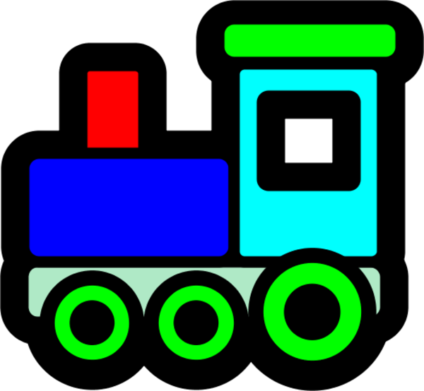 Train Clipart Toy Train - Toy Train Clip Art (600x554), Png Download