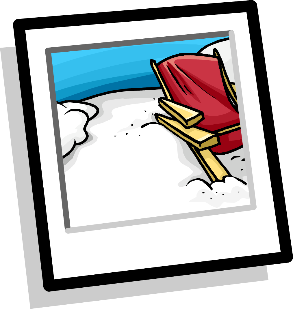 Beach Chairs Background Icon - Club Penguin (1014x1071), Png Download