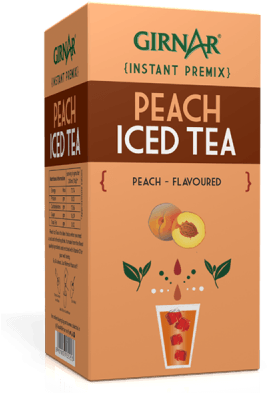 Girnar Peach Iced Tea - Girnar Peach Ice Tea 90g (300x400), Png Download