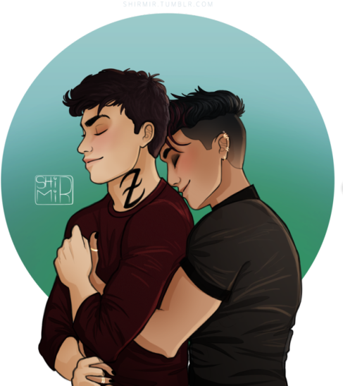 Team Leo - Shadowhunters Malec (500x550), Png Download