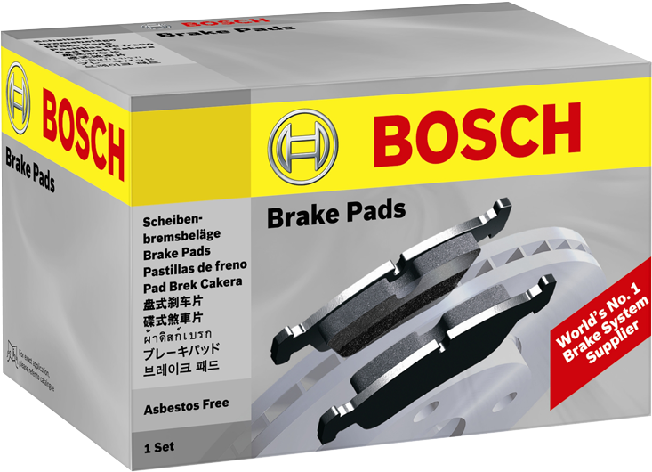 Bosch Replacement / Upgrade Brakes - Auto Parts Packaging Design (1000x1000), Png Download
