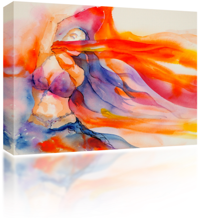 Belly Dancer's Veil - Belly Dance Art Veil (500x500), Png Download