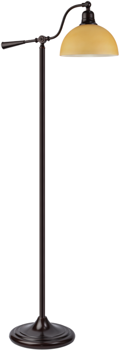 Click Here To View Larger Image - Floor Lamp Torchiere With Reading Light (700x700), Png Download
