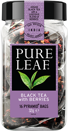 Black Tea With Berries - Pure Leaf Pyramid Tea 16 (480x480), Png Download