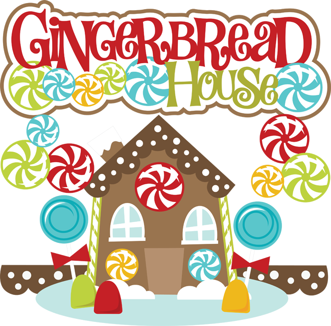 Gingerbread - Gingerbread Houses Clip Art (648x639), Png Download