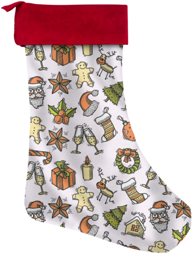 Christmas Stockings - Reindeer (600x600), Png Download