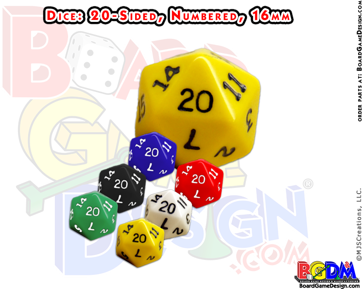 20 Sided Numbered Dice, D20 - Dice (800x600), Png Download
