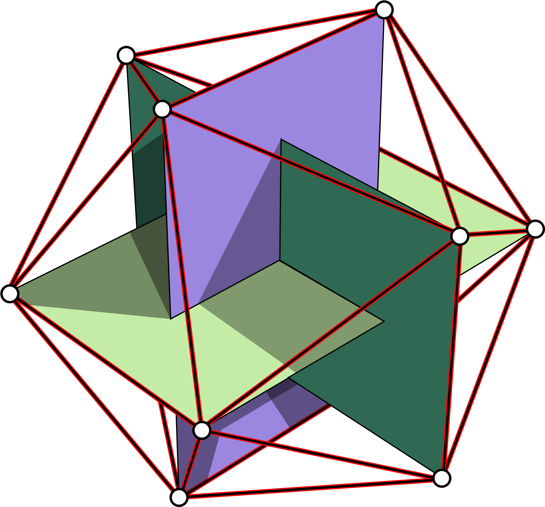 Icosahedron Golden Rectangle (2000x1852), Png Download