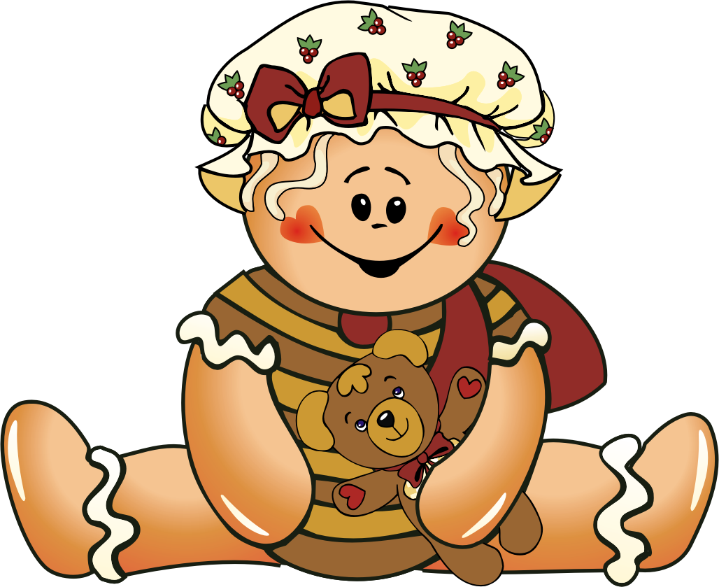 Png Library Stock Christmas At Getdrawings Com Free - Gingerbread Clipart (1028x839), Png Download