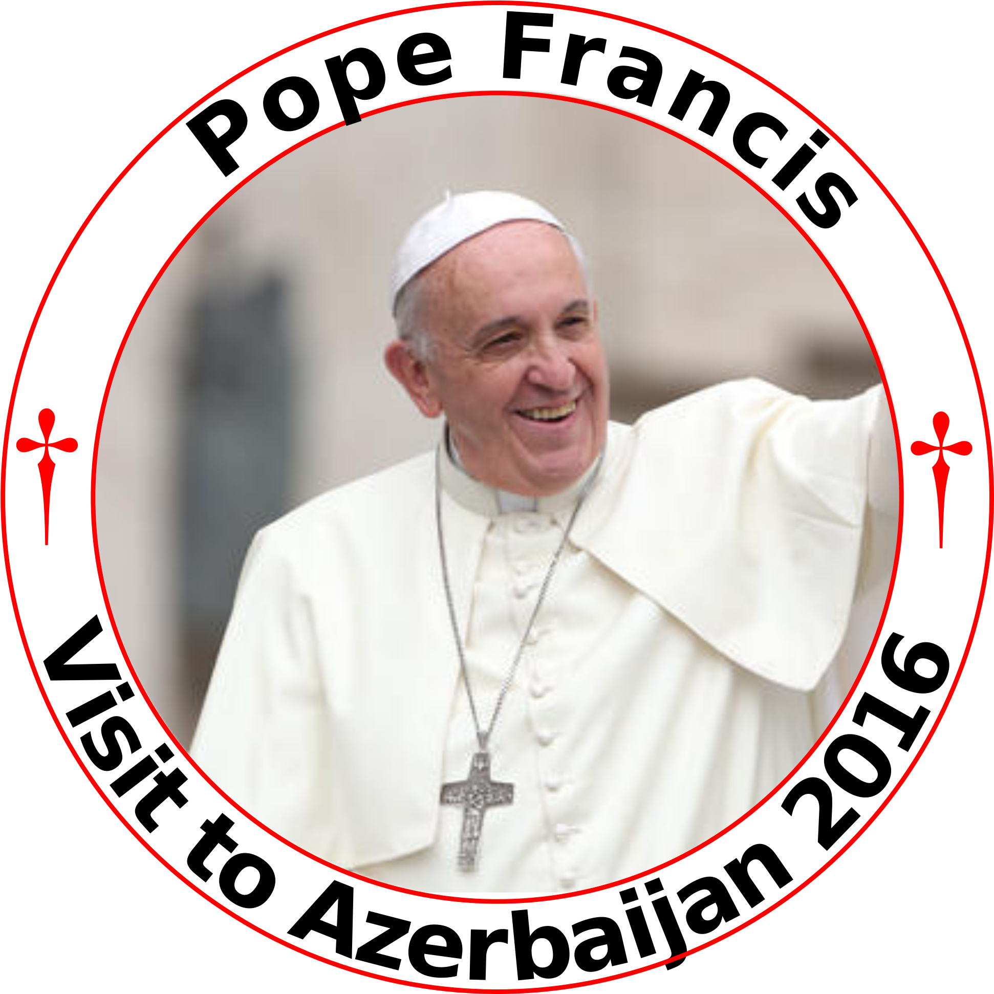 Pastoral Visit Of Pope Francis To Azerbaijan - Pope (2000x1941), Png Download