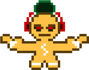 Gingerbread Man (490x440), Png Download