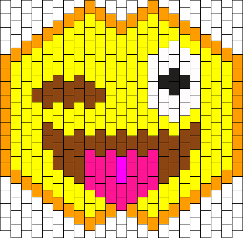 One Eye Emoji Kandi Mask - Kandi Emoji Mask (484x474), Png Download
