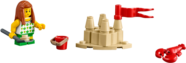 People Pack Fun At The Beach - Lego 60153 - People Pack: Fun At The Beach (800x600), Png Download