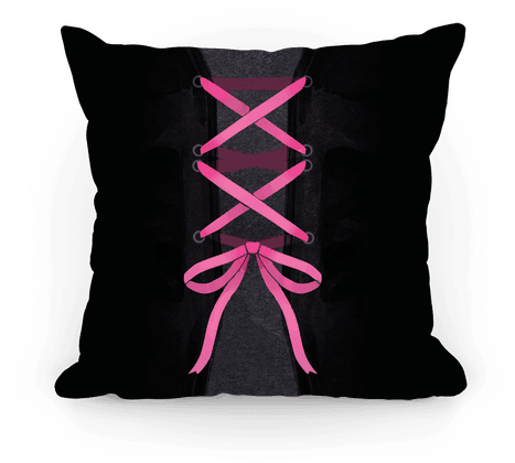 Laced Up Corset Pillow - Cushion (484x484), Png Download