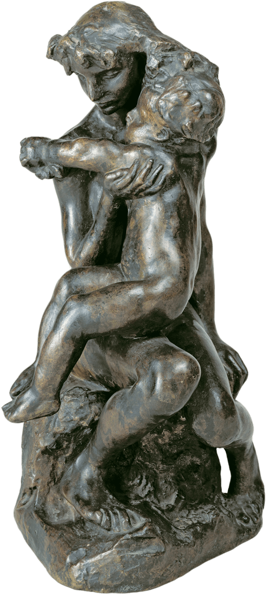 The Brother And Sister - Giclee Painting: Rodin's The Brother And Sister, C.1890 (544x1200), Png Download