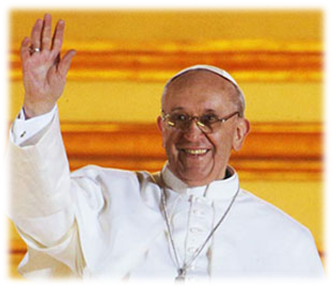 Elected Pope Francis - Pope Francis I Round Ornament (649x562), Png Download