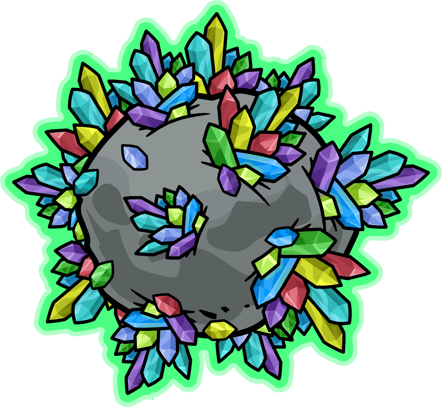 Crystal Png Download (1430x1316), Png Download