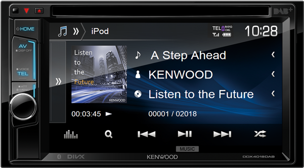 Additional Images - Kenwood Ddx 4018 Bt (600x410), Png Download