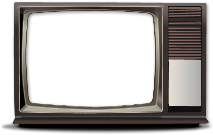 Television Screen Png - Old Tv Screen Png (711x450), Png Download