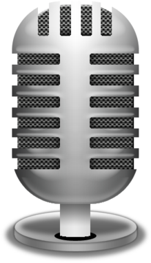 Microphone Background - Cartoon Microphone Transparent (400x400), Png Download