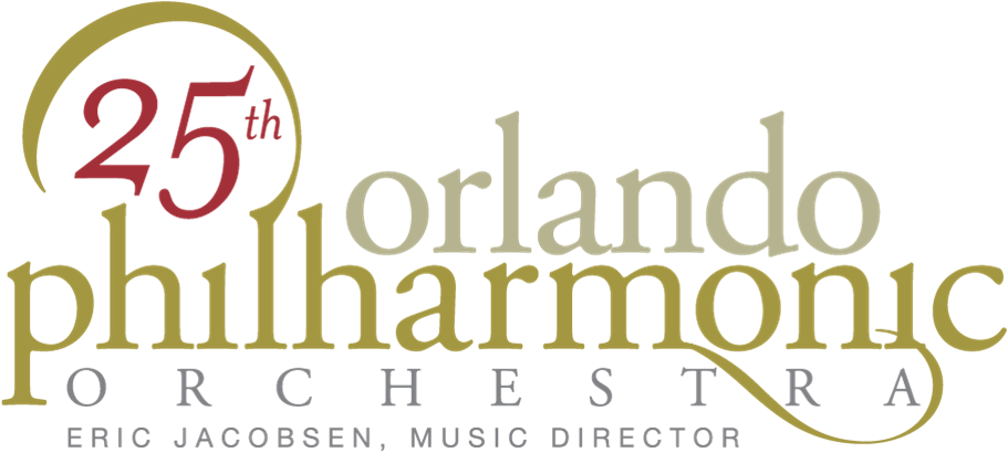 Opo Logo - Orlando Philharmonic 25th Anniversary (911x410), Png Download