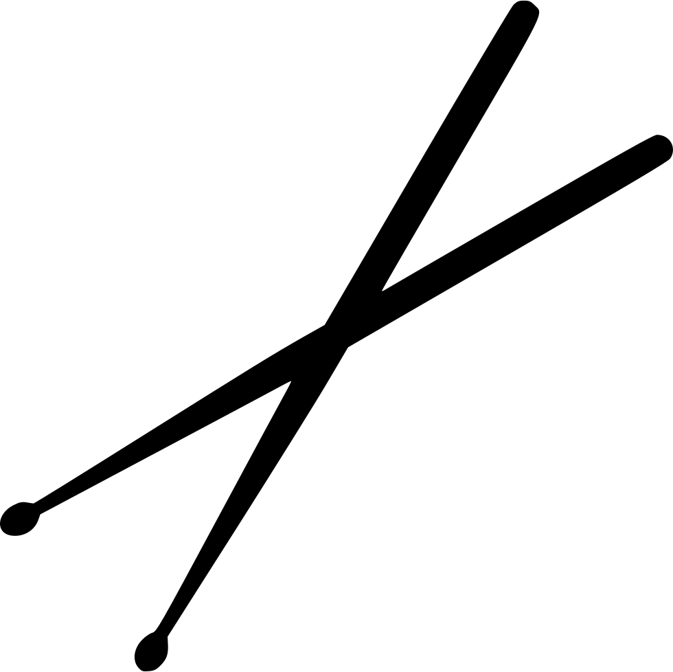 Drumsticks - - Drum Stick Drum (980x978), Png Download