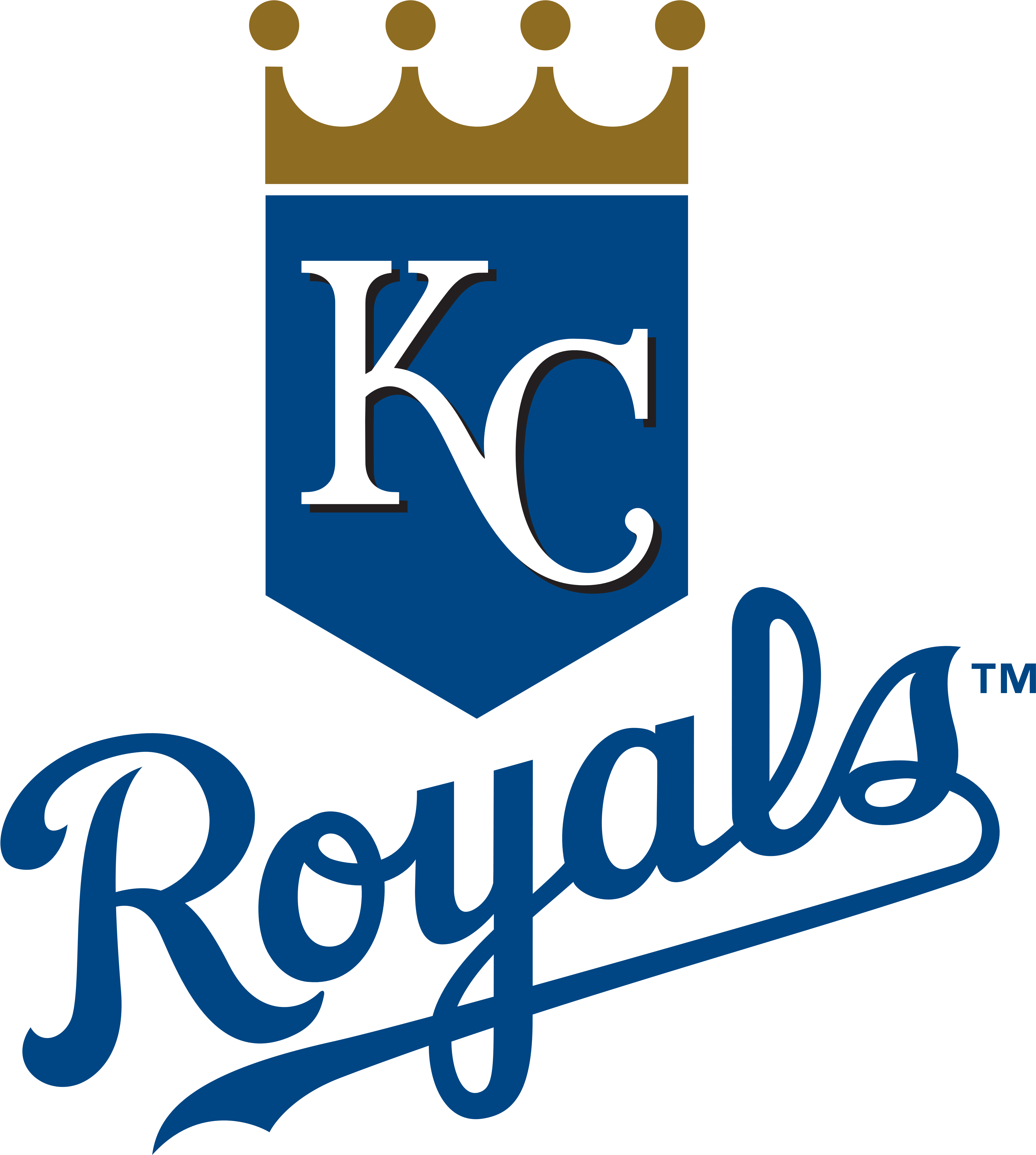 Kansas City Royals Logo (500x500), Png Download