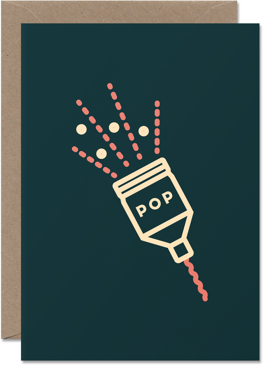 Icon Card - Party Popper - Party Popper (1000x1414), Png Download