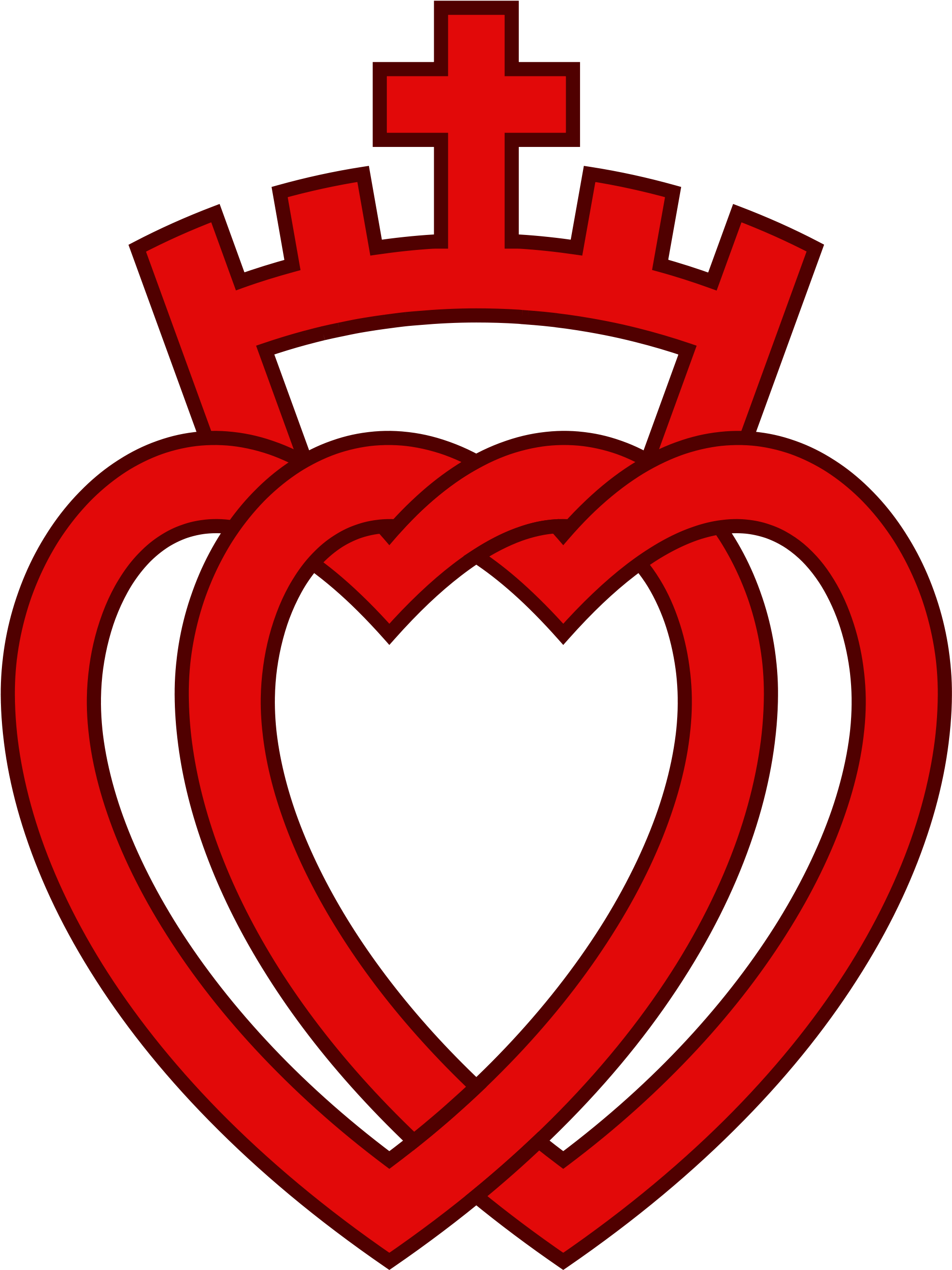 Coat Of Arms Heart (2000x2654), Png Download
