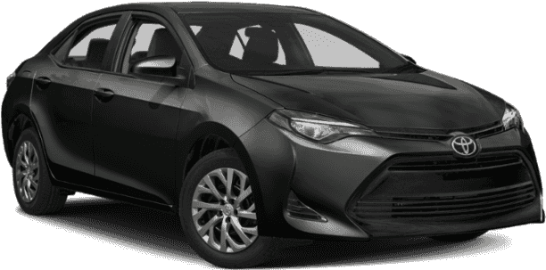 New 2019 Toyota Corolla Le Cvt - Toyota Corolla Le 2017 Black (640x480), Png Download