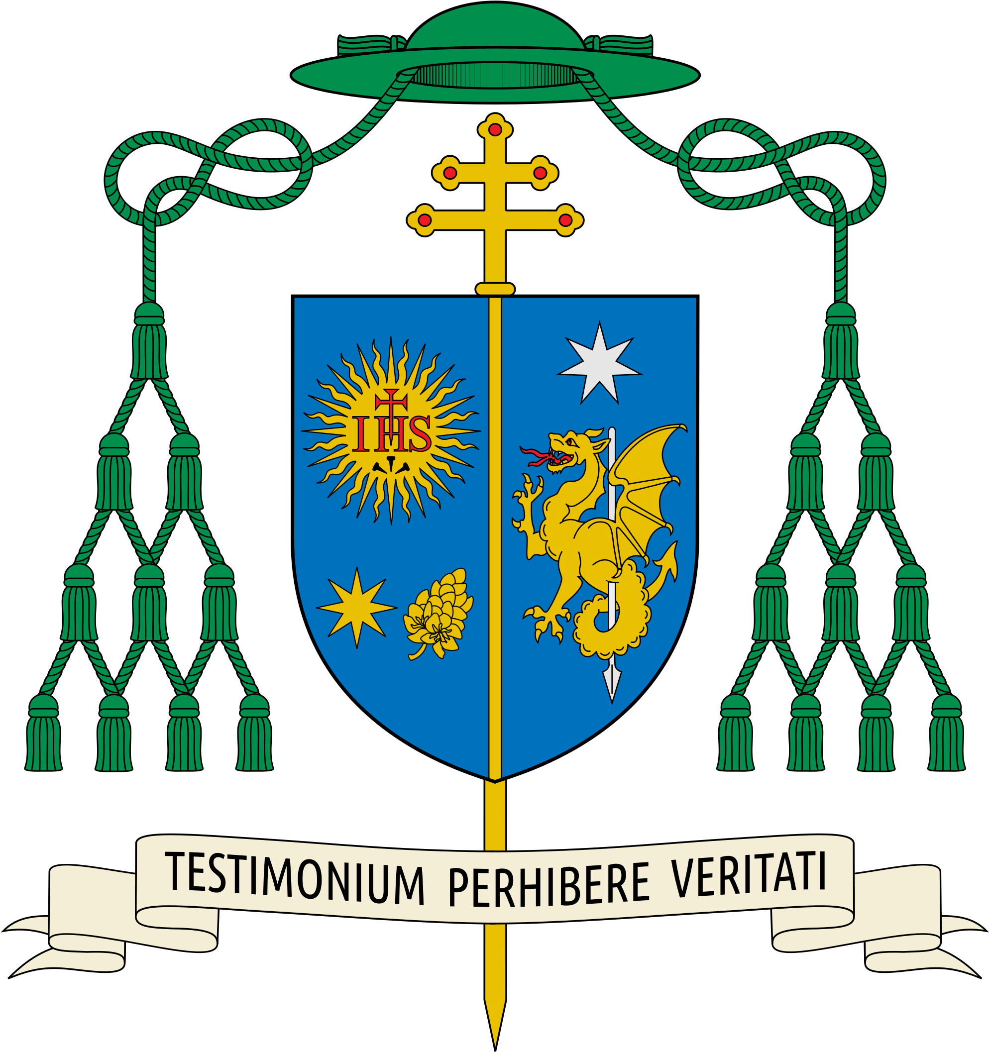 Open - Archdiocese Of Davao Logo (2000x2132), Png Download