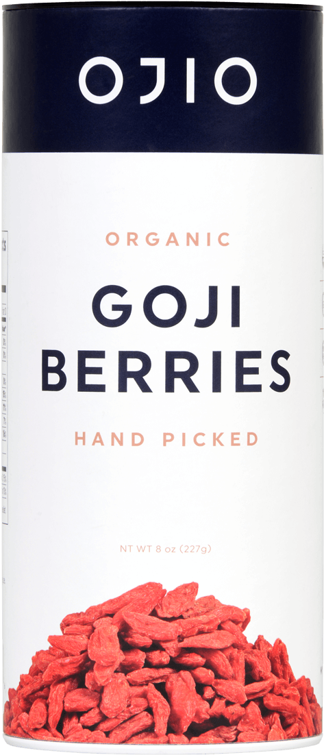 Goji Berries - Ojio - Organic Goji Berries - 8 Oz. (1200x1200), Png Download
