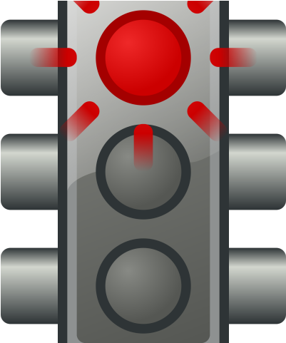 Street Light Clipart Pool - Traffic Light Red (640x480), Png Download