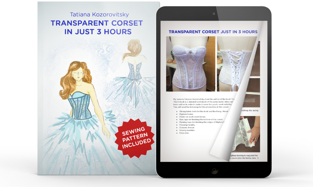Download The Ebook The Corset Sewing Pattern For Free - Pattern (1024x613), Png Download
