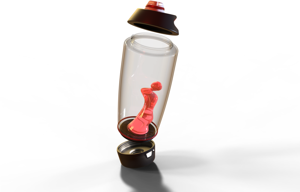Open Render Of Waterbottle Light - Light (1000x667), Png Download