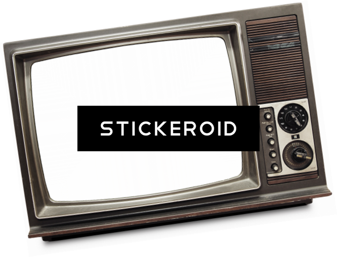 Old Tv Screen - Old Television No Background (666x508), Png Download