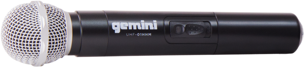Wireless Microphone System - Gemini Uhf-02m Dual Handheld Microphone Wireless System, (1200x800), Png Download
