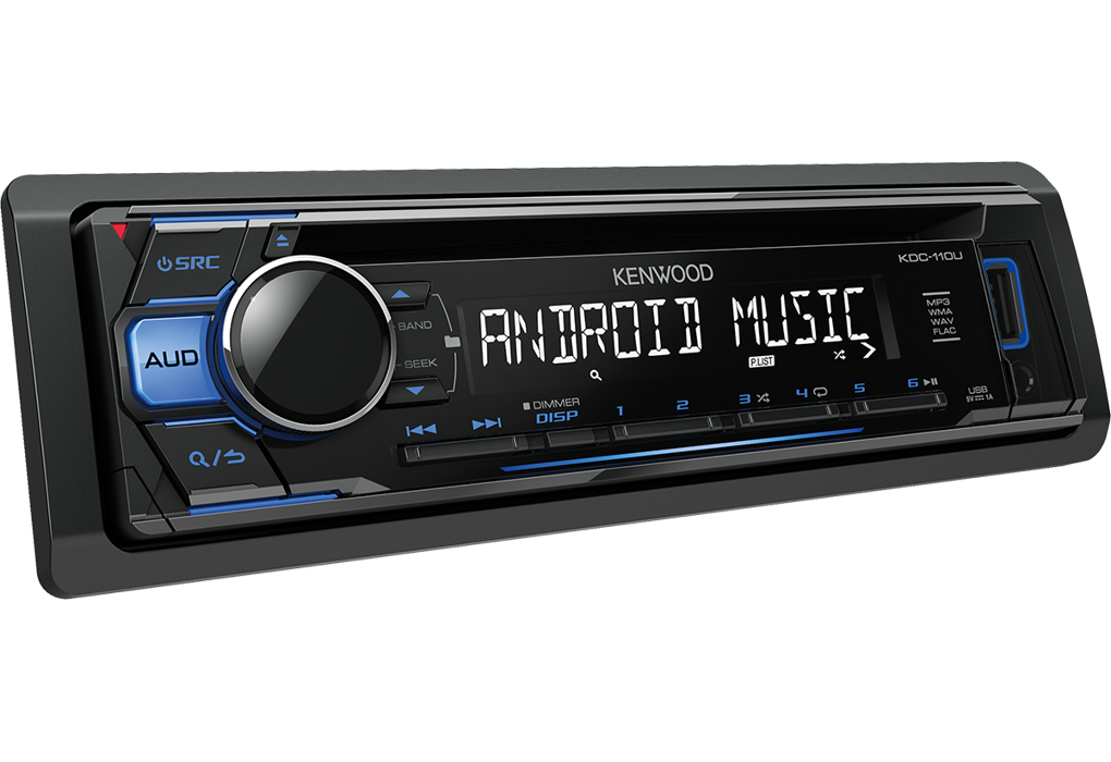 Kenwood Kdc-110ub - Radio Kenwood Bluetooth (1020x700), Png Download