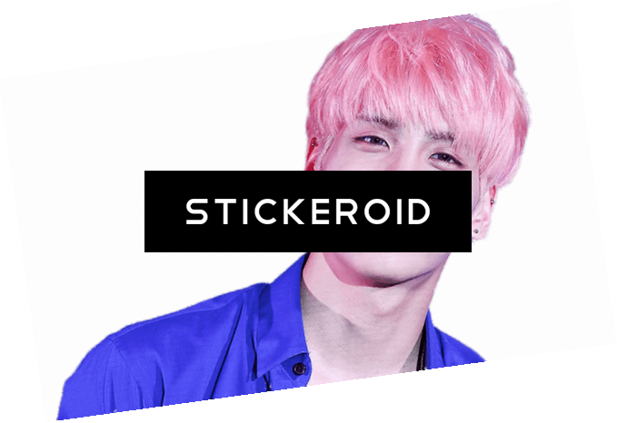 Kim Jong Hyun Pink Hair - Lace Wig (679x466), Png Download