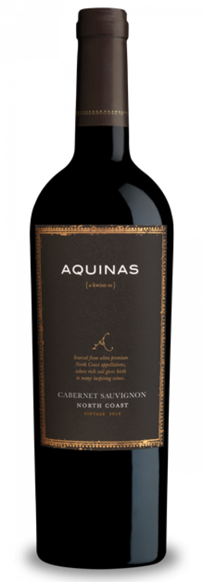 Aquinas Cabernet Sauvignon North Coast - Aquinas Cabernet Sauvignon Wine |usa| Everything Wine (400x1140), Png Download
