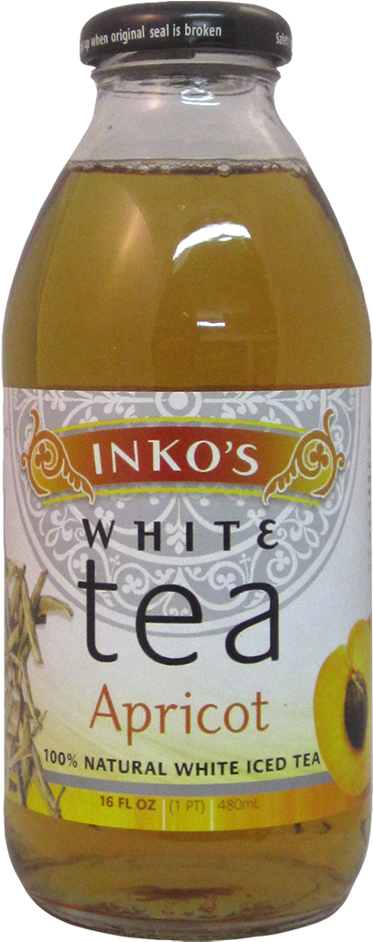 Inko's Apricot White Tea - Inko's Tea - Organic White Tea White Peach - 16 Fl. (500x1122), Png Download