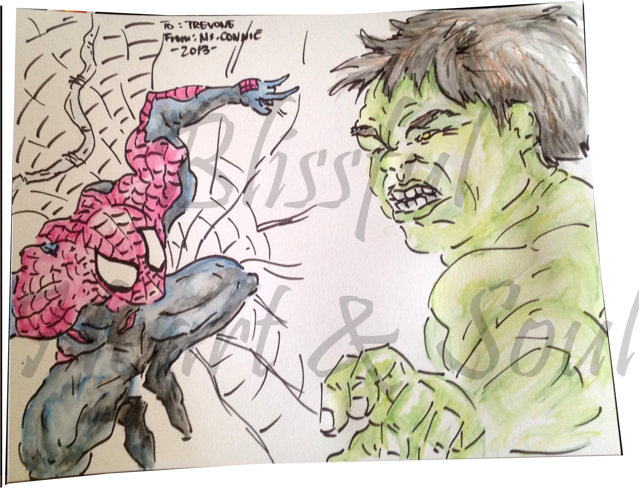 Hulk And Spiderman - Spider-man (2049x1665), Png Download