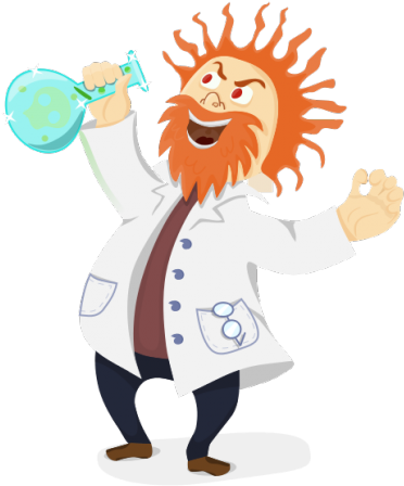 Original - Mad Scientist Cartoon Png (640x480), Png Download
