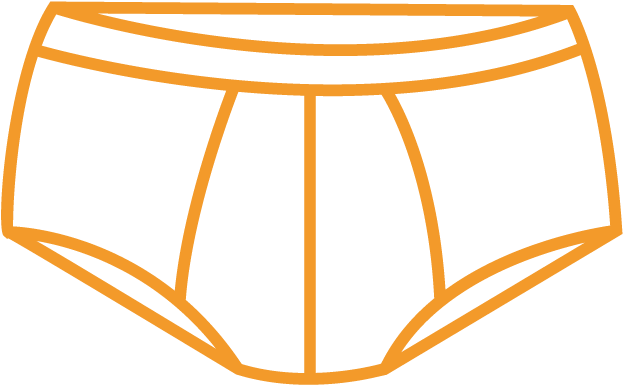 Mrweebs Underwear Slip Naranja V=1488545677 - Underpants (841x841), Png Download