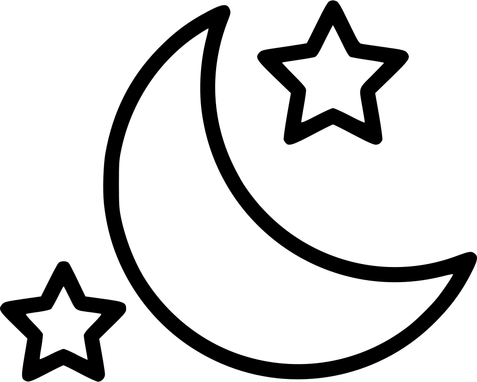 Night Moon Stars Comments - Honor Symbol (980x784), Png Download