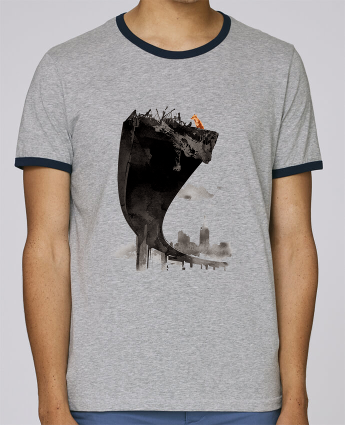 T-shirt Ringer Contrasté Homme Stanley Holds Last Of - Last Of Us Iphone 8 Plus Slim Case By Robert Farkas (690x850), Png Download