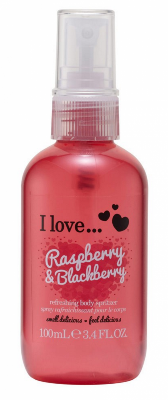 I Love Cosmetics Body Spritzer Raspberry & Blackberry - Love Cosmetics Body Spritzer Raspberry & Blackberry (800x800), Png Download