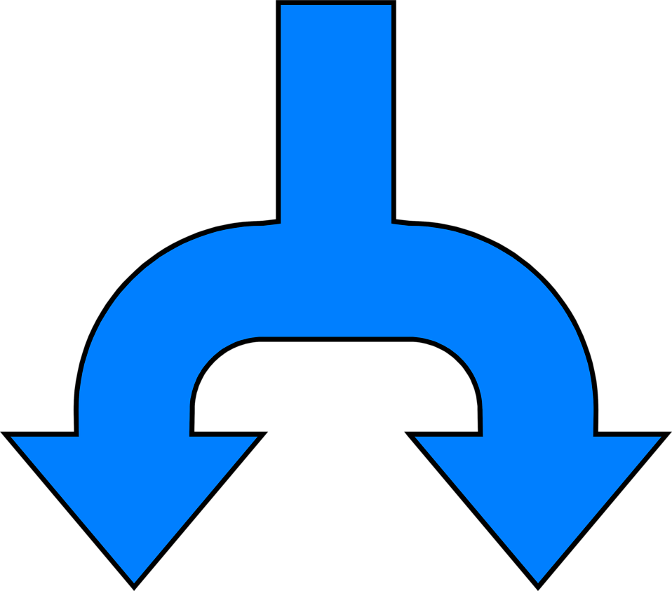 Png Black And White Download Collection Of Split - Drawing (958x843), Png Download