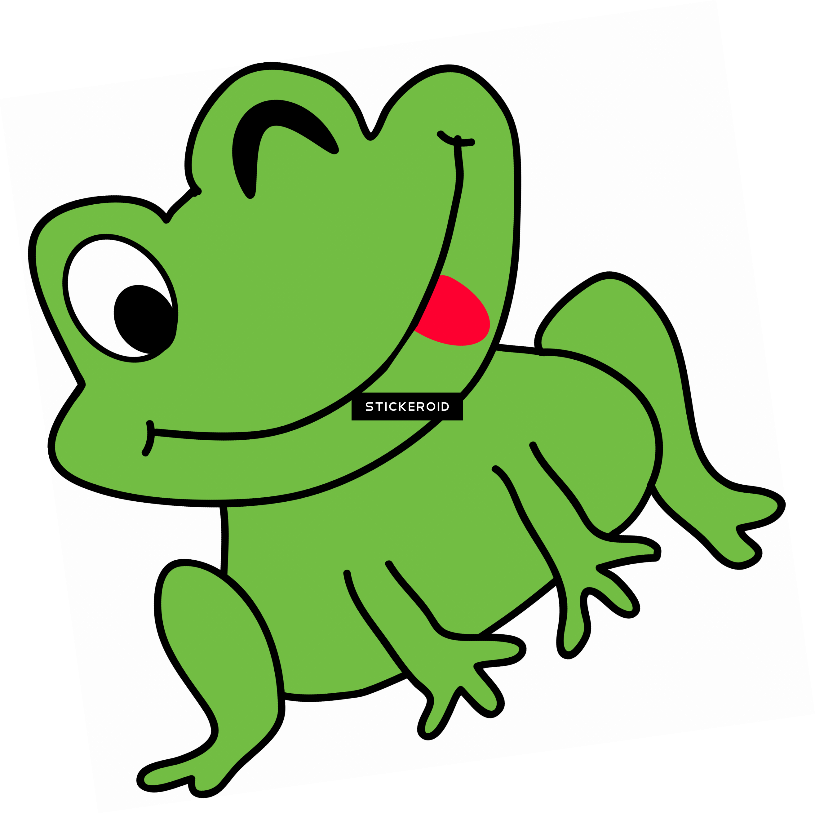 Green Frog Animals - Monster Math Clip Art (2629x2622), Png Download